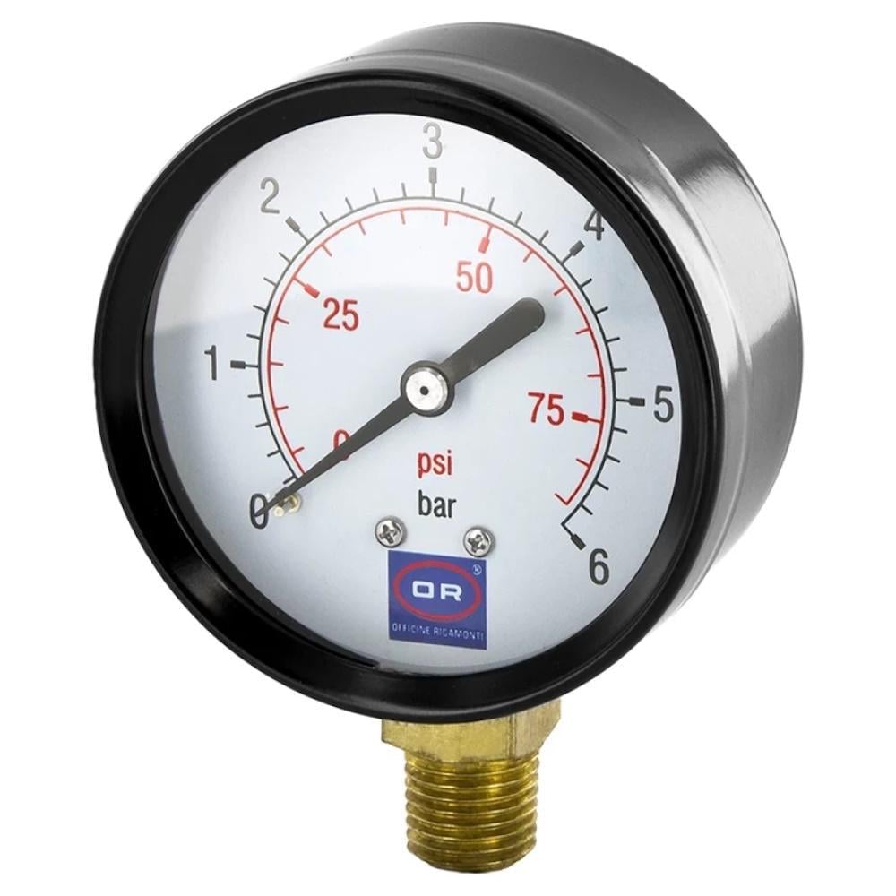 Манометр радиальный Officine Rigamonti 0301.025 1/4" 25 бар 63 мм (AKD4939)