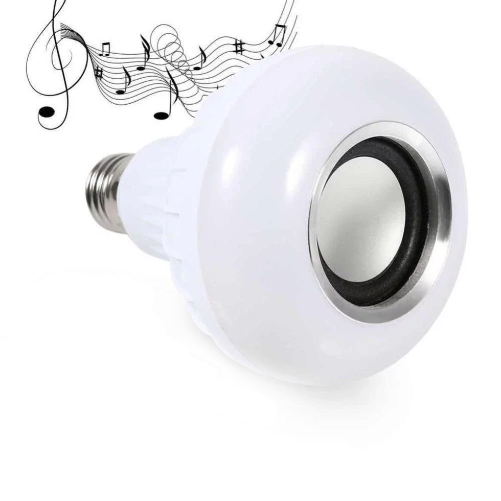 Умная лампочка колонка Led Music Bulb Bluetooth с пультом управления - фото 2