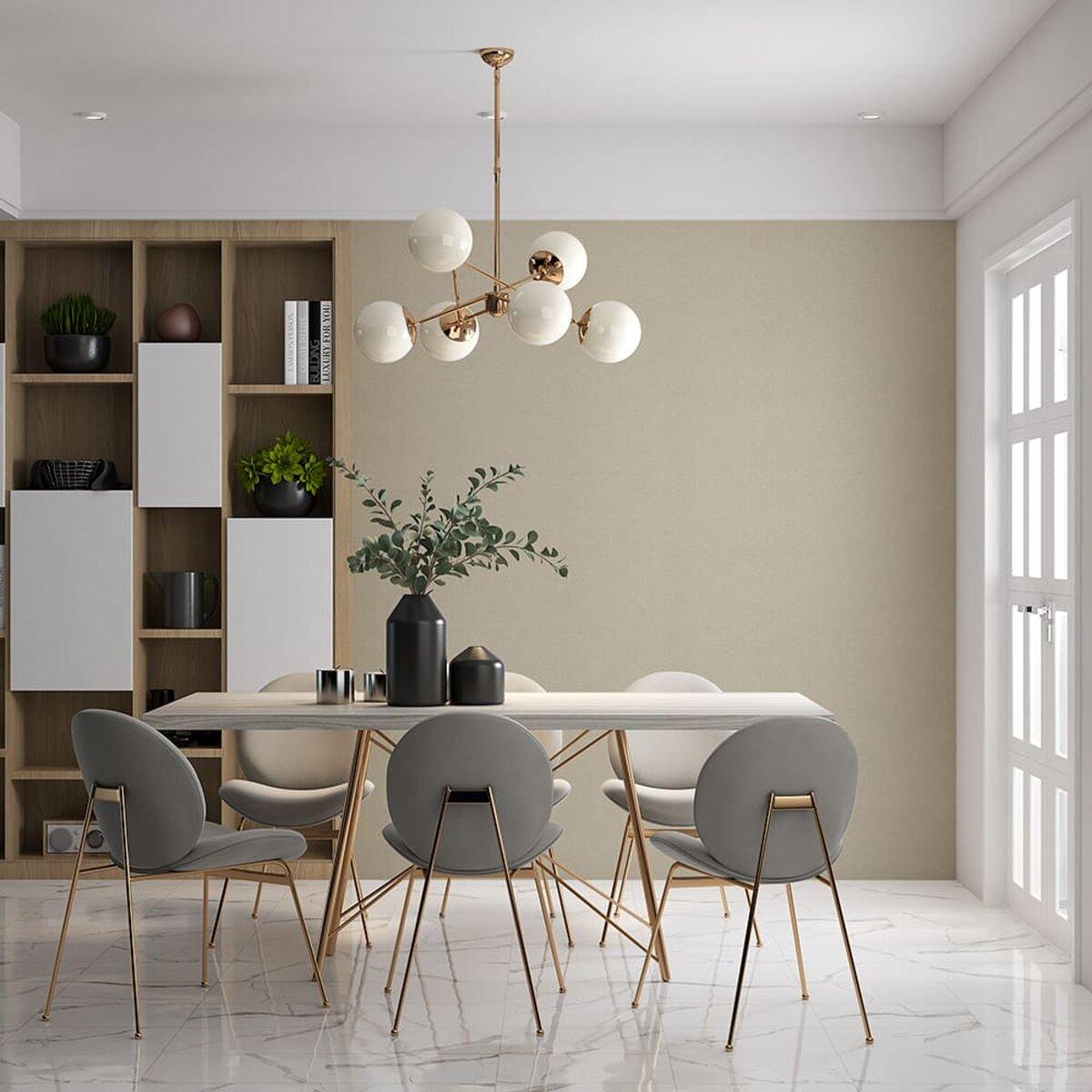 Плитка самоклеящаяся виниловая в рулоне 600х3000х2 мм Бежевое полотно матовое (SW-00002036)