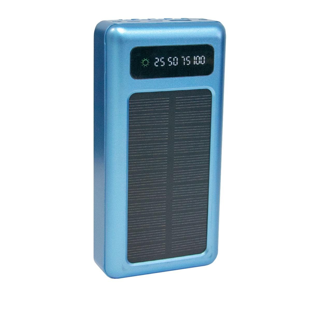 Павербанк УМБ Solar Energy PowerBank 20000 mAh Блакитний (1009771-LightBlue)