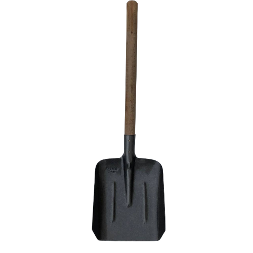 Лопата Совкова з рейкової сталі з черенком