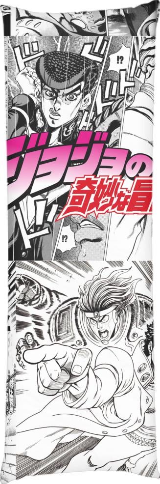 Подушка дакимакура Jojo's Bizarre Adventure 12 60x180 см (14106307)