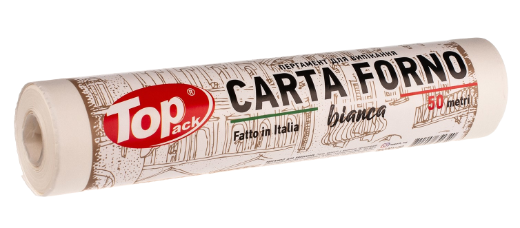 Пергамент Topack Carta Forno силиконизированный 29 см/50 м Белый (1-020106)