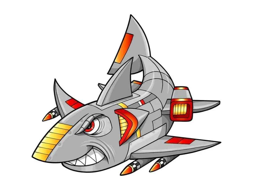 Картина по номерам Strateg Космическая акула 30х30 см (ES161)