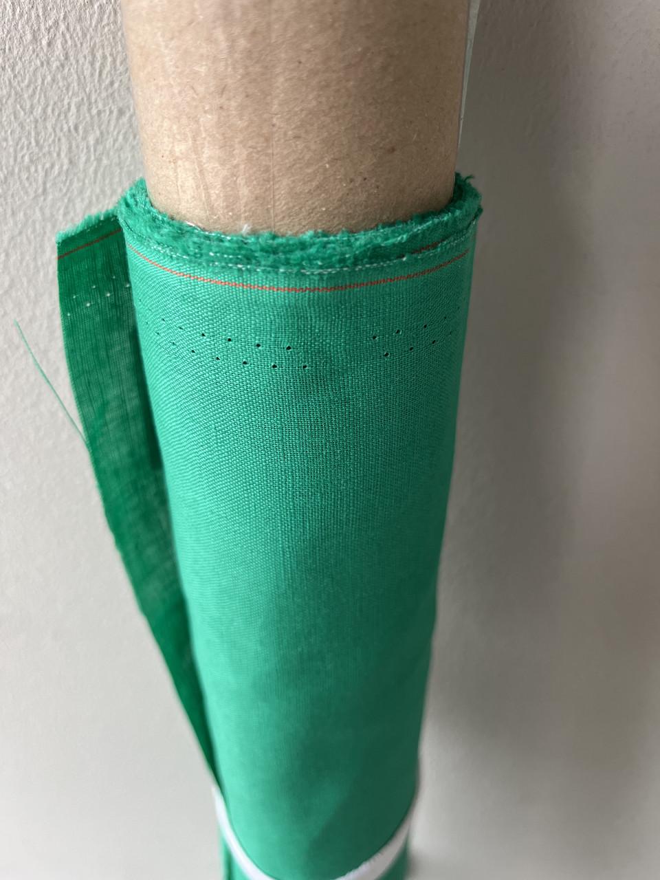 Ткань рубашечно-платья Linen Plus 100% лен Зеленый - фото 4