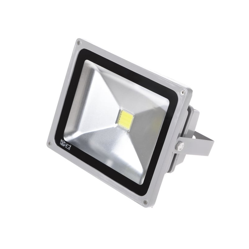 Прожектор LED Brille IP65 HL-07/30W CW COB Сірий (L25-003)