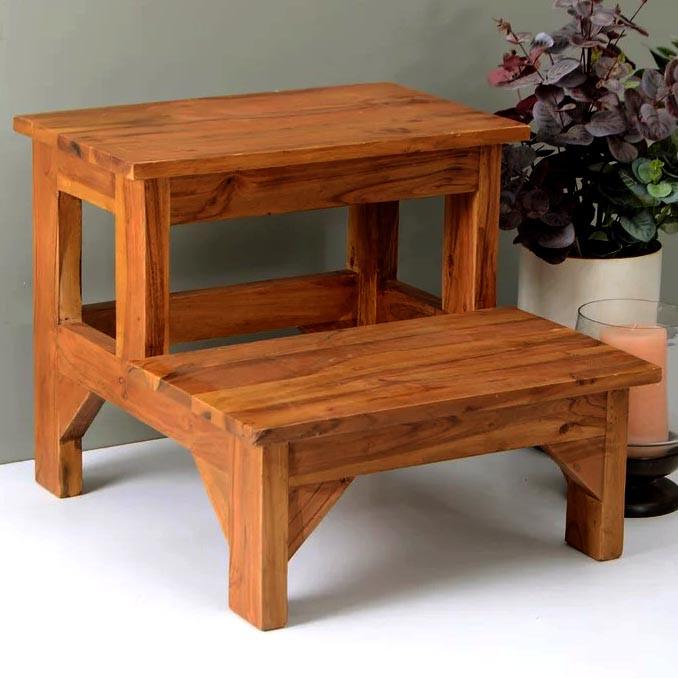 Скамейка-ступенька из дерева Джоко Охра (ССТ-009104)