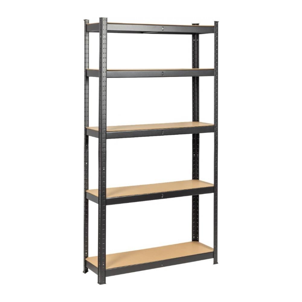 Стеллаж металлический Siker P9030 5 полок 180х90х30 см Черный (42401068) Стеллаж металлический Siker P9030 5 полок 180х90х30 см Черный (42401068)