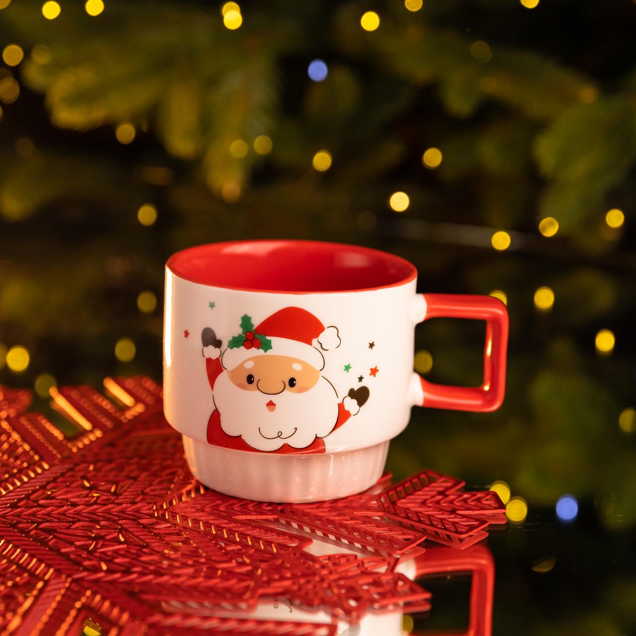 Чашка порцелянова Санта Клаус 400 мл (FM-CS-50D) - фото 1 Чашка порцелянова Санта Клаус 400 мл (FM-CS-50D) - фото 1