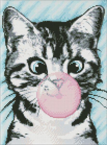 Алмазная мозаика Идейка Розовый пузырь 30х40 см (AMO7585)