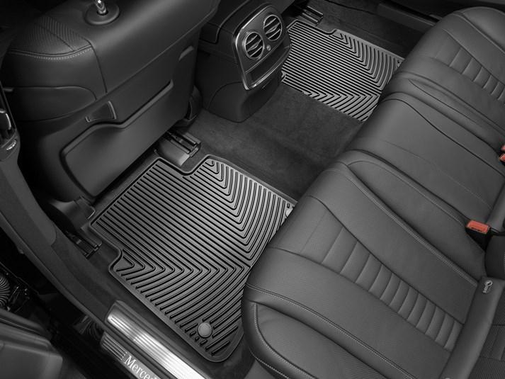 Коврики автомобильные задние резиновые WeatherTech W354 Mercedes S-Class 2014-2015 Черный (1185135542)