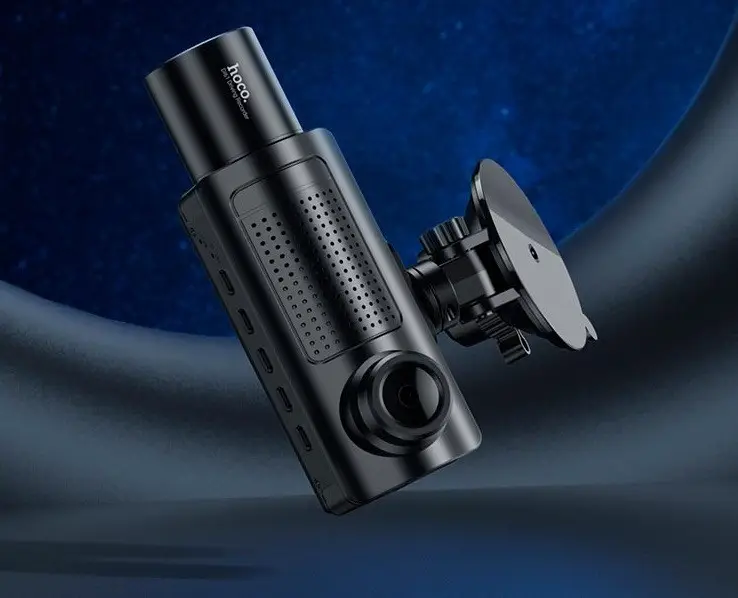 Автомобильный видеорегистратор Hoco DI61 145° с передней/салонной/задней камерой Black (30167348) - фото 6 Автомобильный видеорегистратор Hoco DI61 145° с передней/салонной/задней камерой Black (30167348) - фото 6