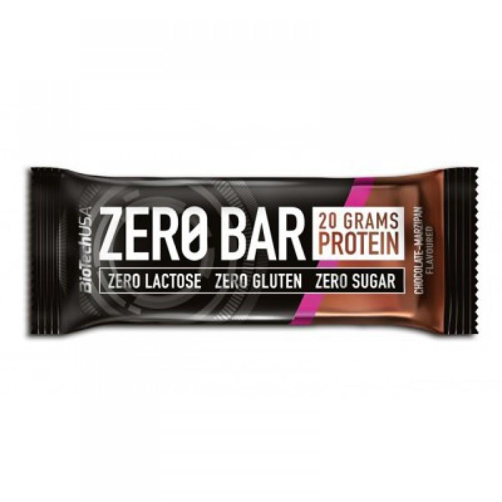 Протеїновий батончик BioTechUSA ZERO Bar 50 г Chocolate-Marzipan