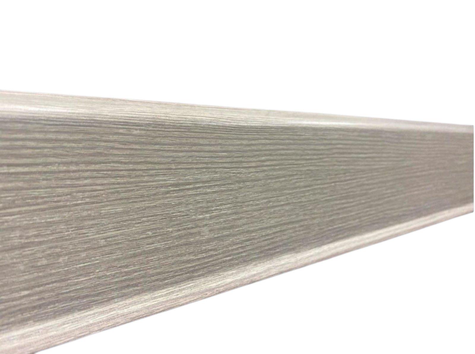 Плинтус КСК Система ПВХ 80х22х2200 мм Акация 361