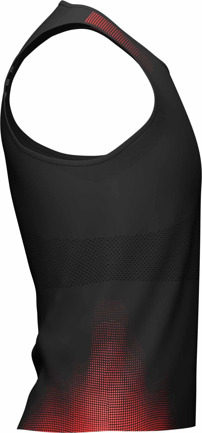 Майка мужская для бега Pro Racing Singlet L Черный (ebce67ea) - фото 3