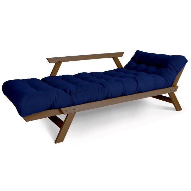 Диван-футон раскладной Woodman Allegro из массива дерева Ореховый/Cиний - фото 2 Диван-футон раскладной Woodman Allegro из массива дерева Ореховый/Cиний - фото 2