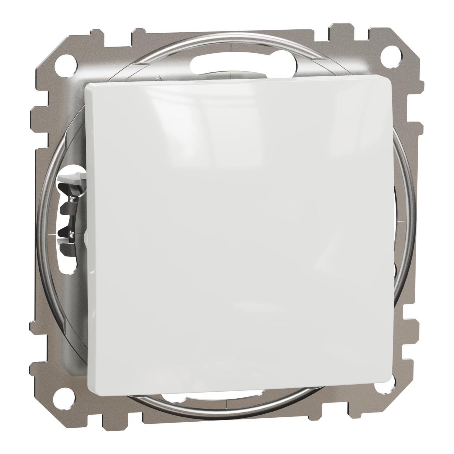 Выключатель одноклавишный кнопочный Sedna Design Schneider Electric Electric SDD111111 Белый (00000026138)