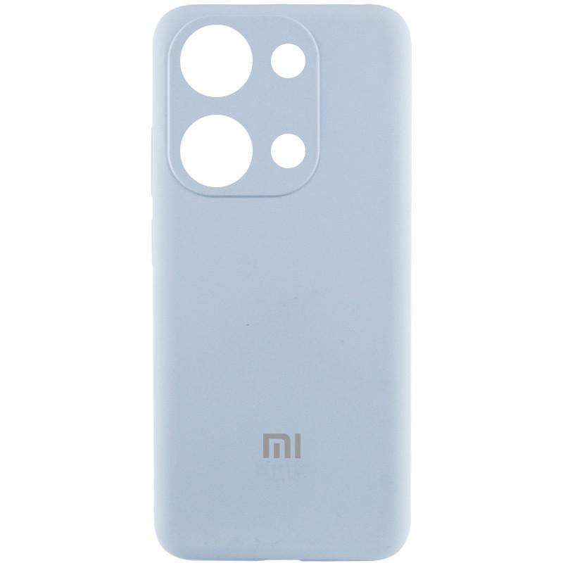 Чехол Silicone Cover Lakshmi Full Camera (AAA) with Logo для Xiaomi Redmi Note 13 4G Голубой / Sweet Blue