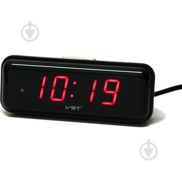 Настольные часы с будильником цифровые VST LED VST-738-1 Красный (20053100294)