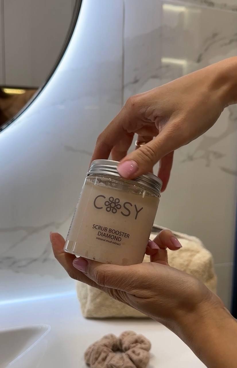 Подарочный набор женский халат/полотенце/скраб для тела/резинка для волос XL Бежевый (122Cb311к1SBP01) - фото 6