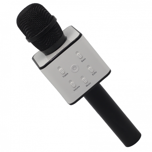 Беспроводной Bluetooth микрофон-караоке Q7 Черный
