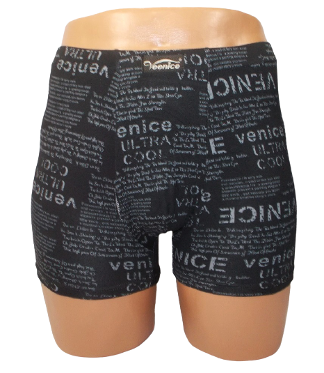 Трусы боксеры Veenice 10075 XL Черный/Серый