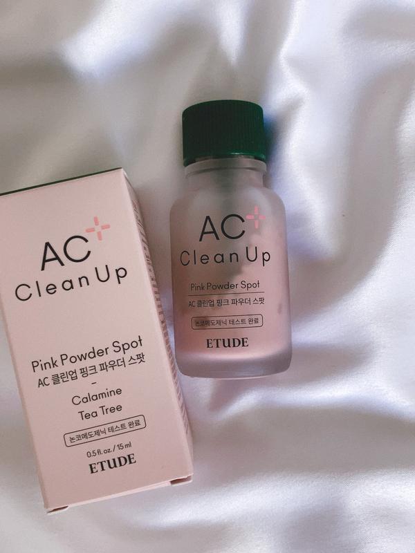 Точковий засіб Etude AC Clean Up Pink Powder Spot для боротьби з акне 15 мл - фото 4