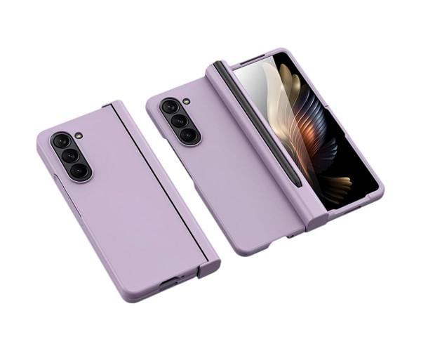 Чехол-накладка Omeve Shockproof Pen Holder для Samsung Galaxy Z Fold5 из защитным стеклом Лаванда Чехол-накладка Omeve Shockproof Pen Holder для Samsung Galaxy Z Fold5 из защитным стеклом Лаванда