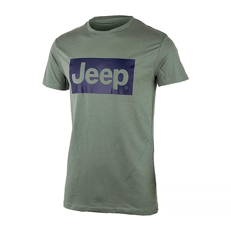 Футболка мужская JEEP T-SHIRT Contours J22W 2XL Хаки (O102581-E847 2XL)