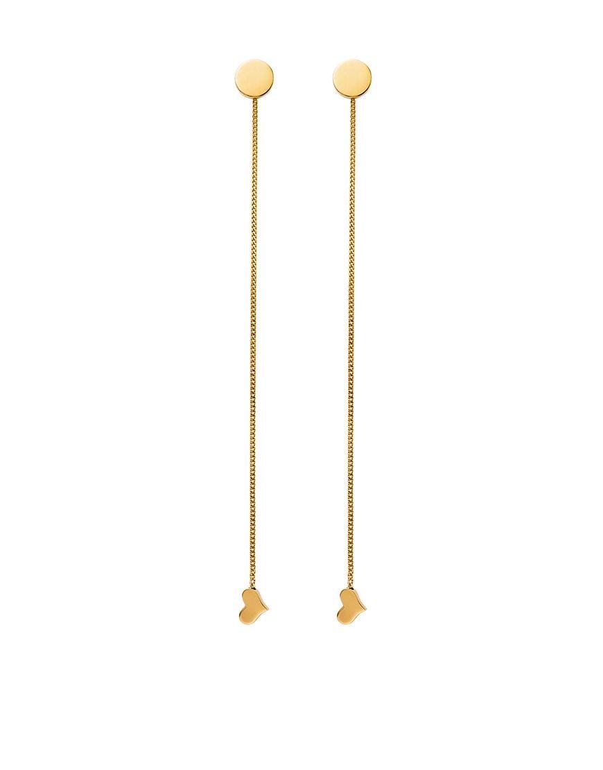 Сережки Couple yellow жіночі IVA JEWELRY золоті One size