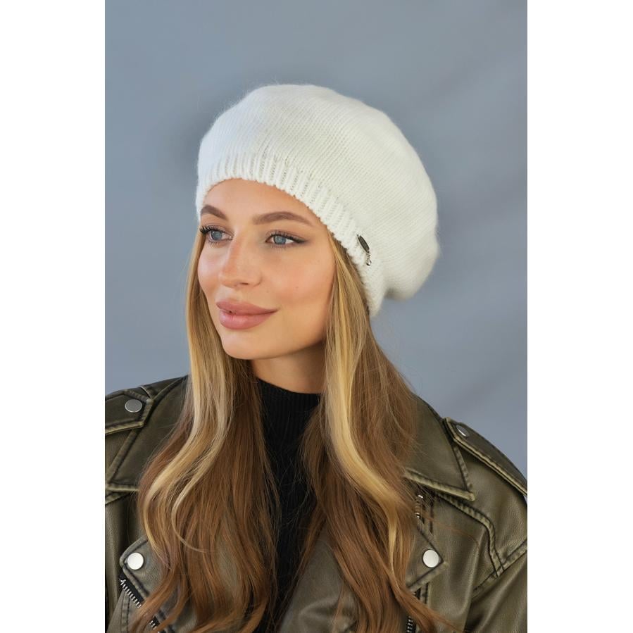 Берет шерстяной женский зимний Braxton 7240 one size Белый