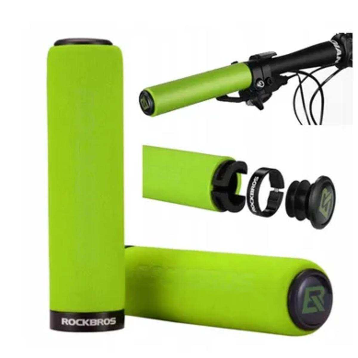 Гріпси Rockbros BT1001 Зелений (RB-BT1001-2825) - фото 4 Гріпси Rockbros BT1001 Зелений (RB-BT1001-2825) - фото 4