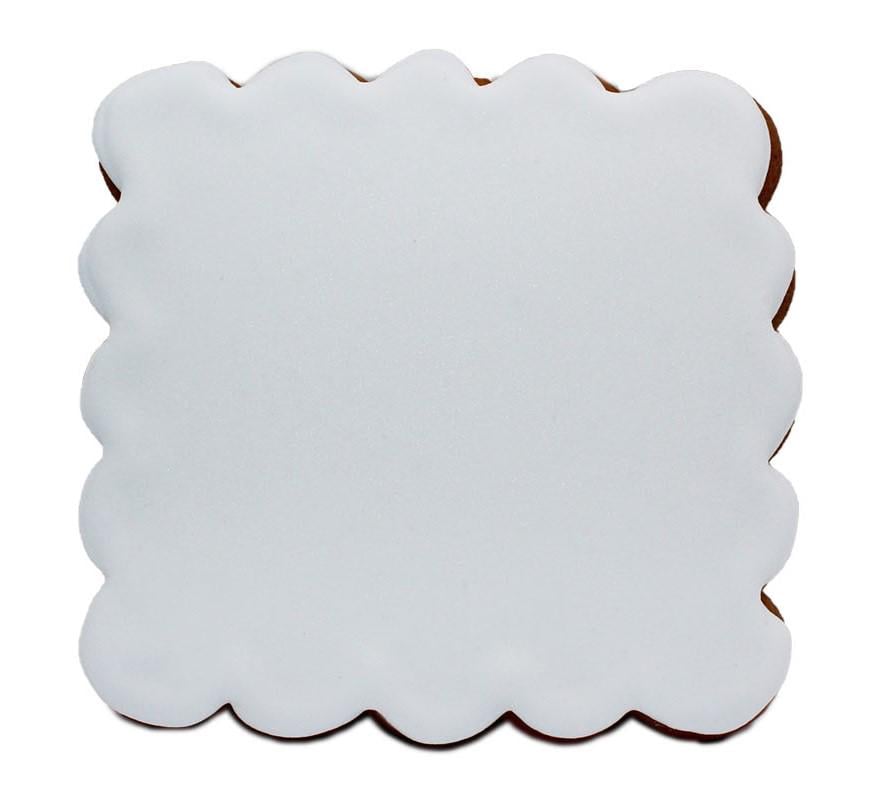 Пряник с индивидуальной печатью Квадрат-фигурный 11х11 см 102 г