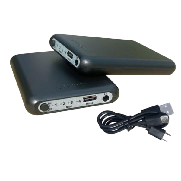 Батареи аккумуляторные для одежды с подогревом и кабель USB YNT 5000 мА/ч 2 шт. Черный (М3640368)
