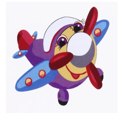 Набір для розпису по номерах Стратег Веселий літачок 30x30 см (ES041) Набір для розпису по номерах Стратег Веселий літачок 30x30 см (ES041)