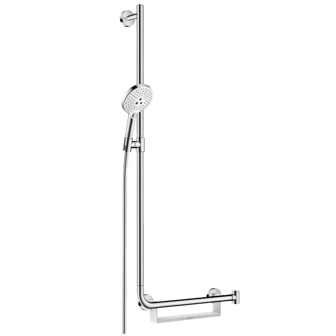 Душовий набір Hansgrohe Raindance Select S 3Jet Left 120x110 см White/Chrome (26325400)