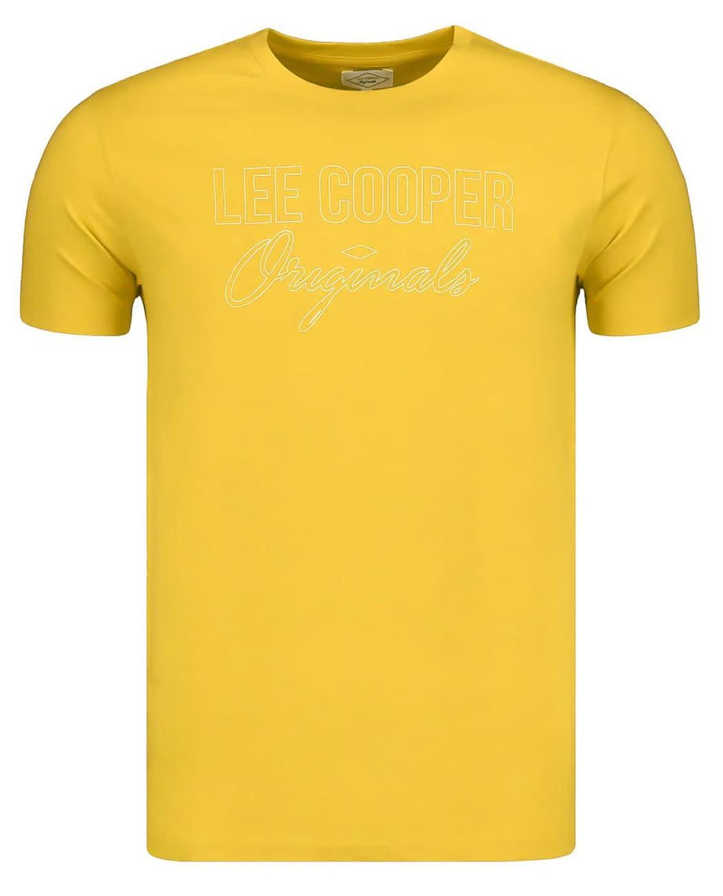 Футболка мужская Lee Cooper LCUMTEE10SPM-SLIM M Желтый (9911111149780)