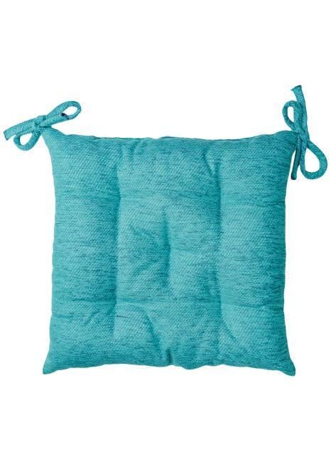 Подушка для стула CHENILLA 40х40 см Бирюзовый