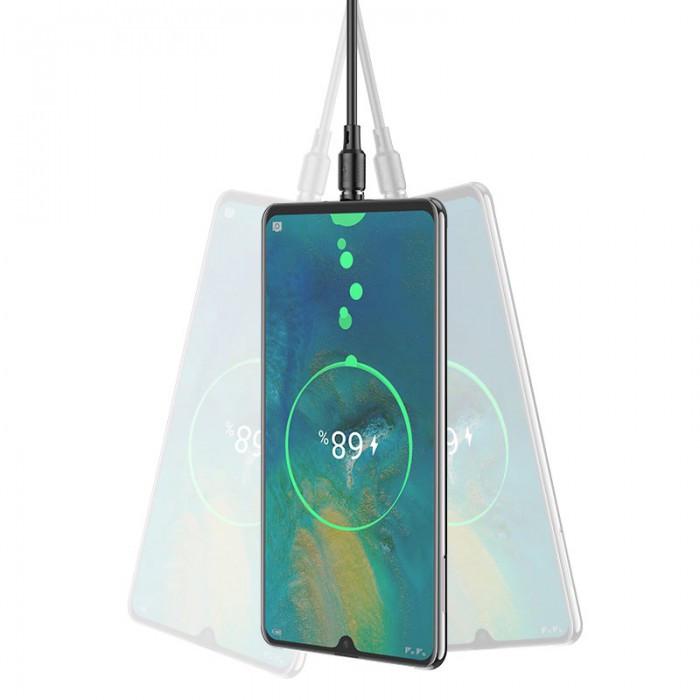 Кабель магнітний Hoco X52 Type-C USB Sereno Чорний - фото 6