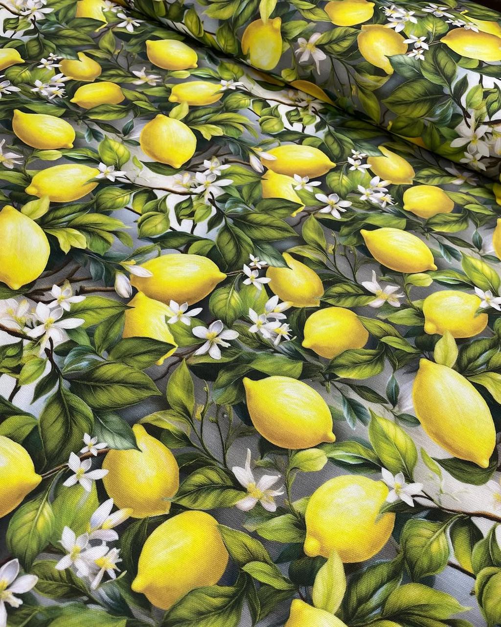 Скатерть водоотталкивающая Мальва Лимон 120x170 см (2630363639)