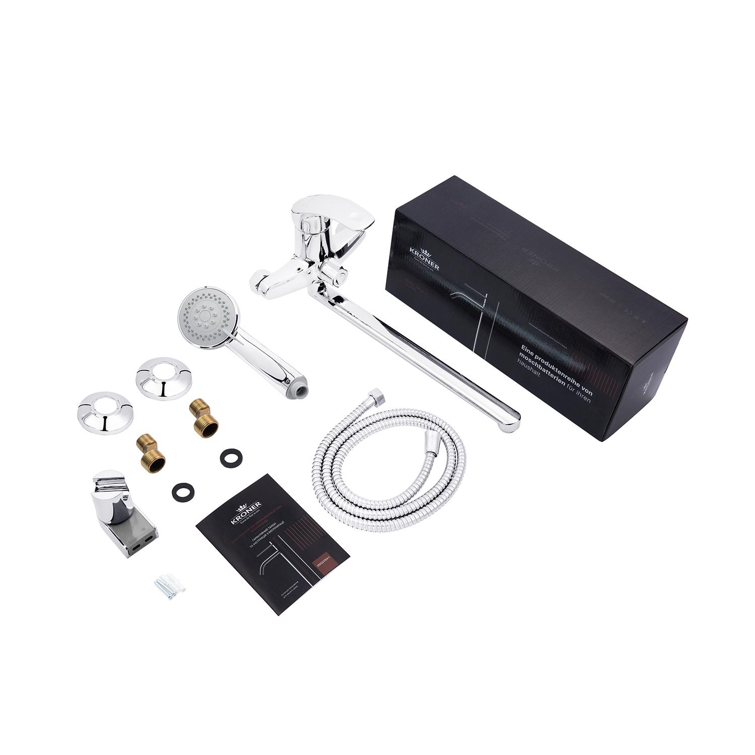 Смеситель-кран для ванной Kroner KRP Konstante C071 (KR23592Y) - фото 7