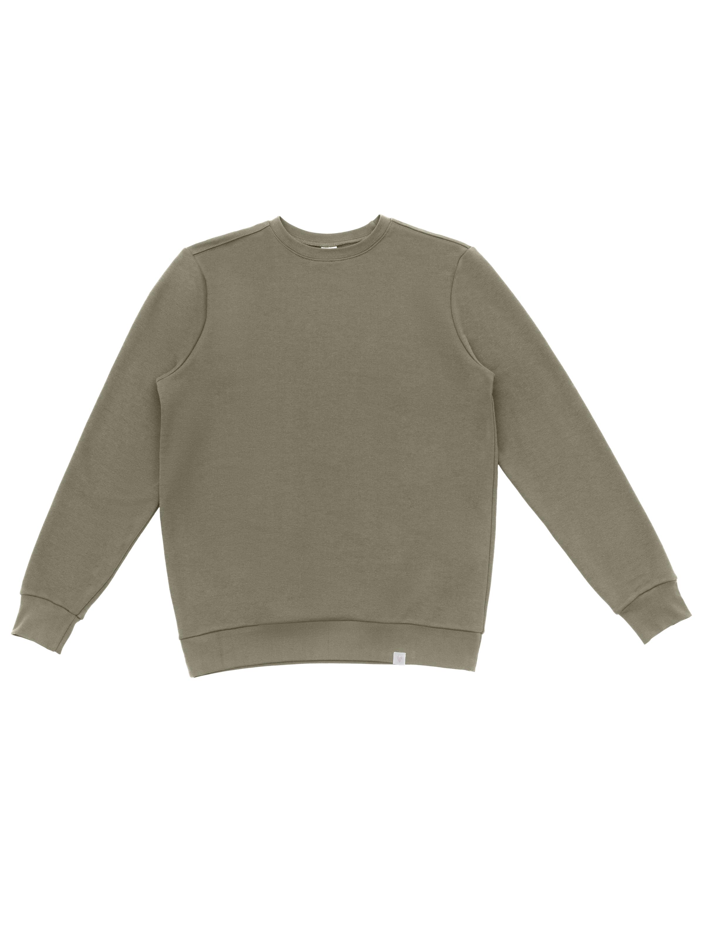 Свитшот мужской с трехнитки ROZA 210542 S Оливковый (4824005692215) - фото 4 Свитшот мужской с трехнитки ROZA 210542 S Оливковый (4824005692215) - фото 4