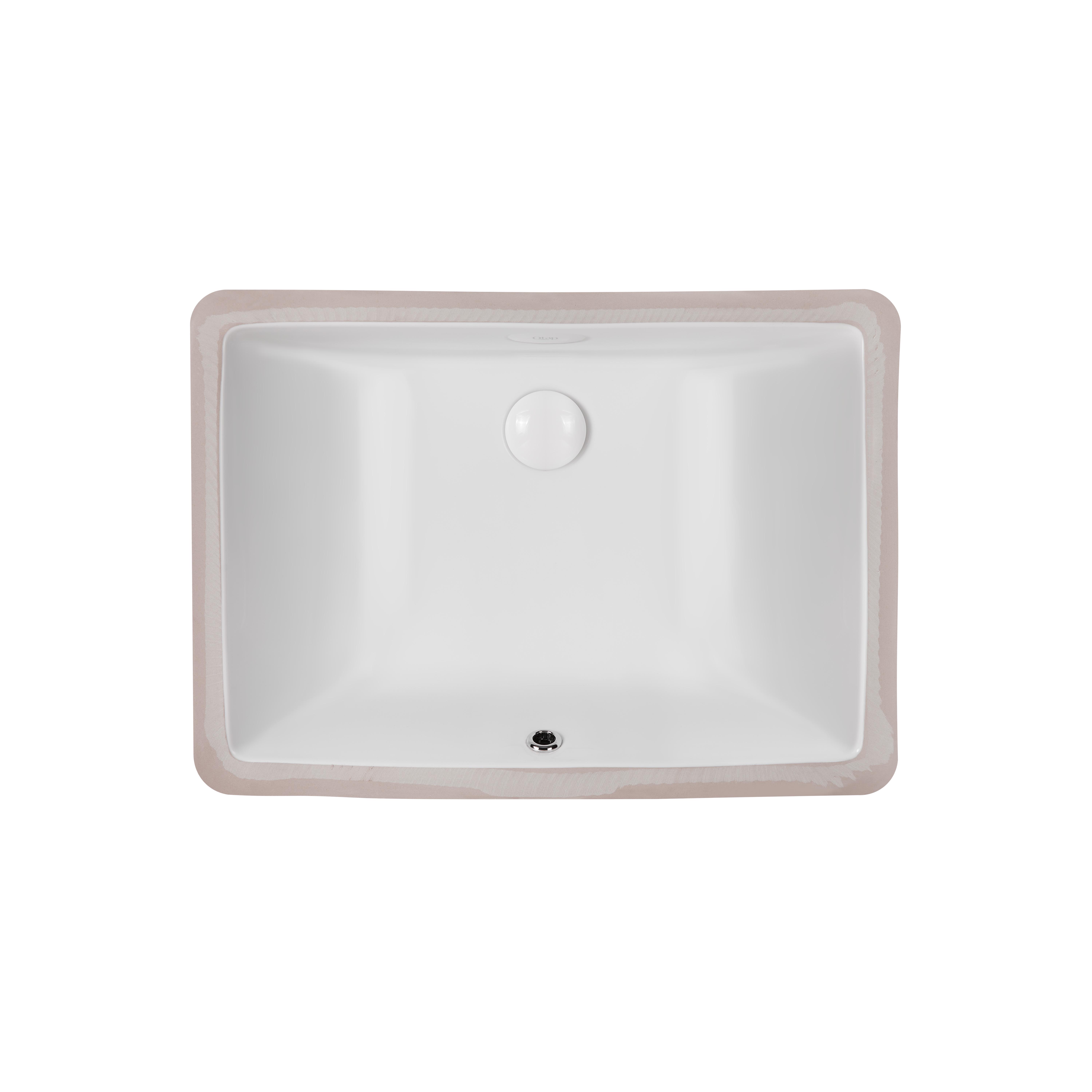 Раковина Qtap Stork з донним клапаном 555х410х200 мм White (QT1511LU022W)