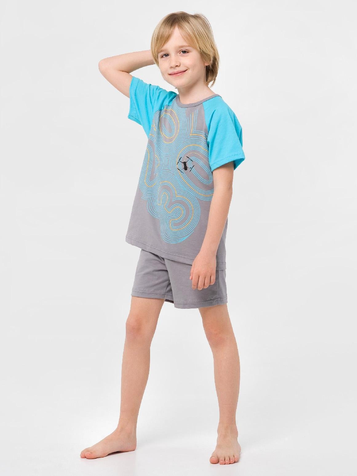 Піжама Smil 140 см Сірий (104829)