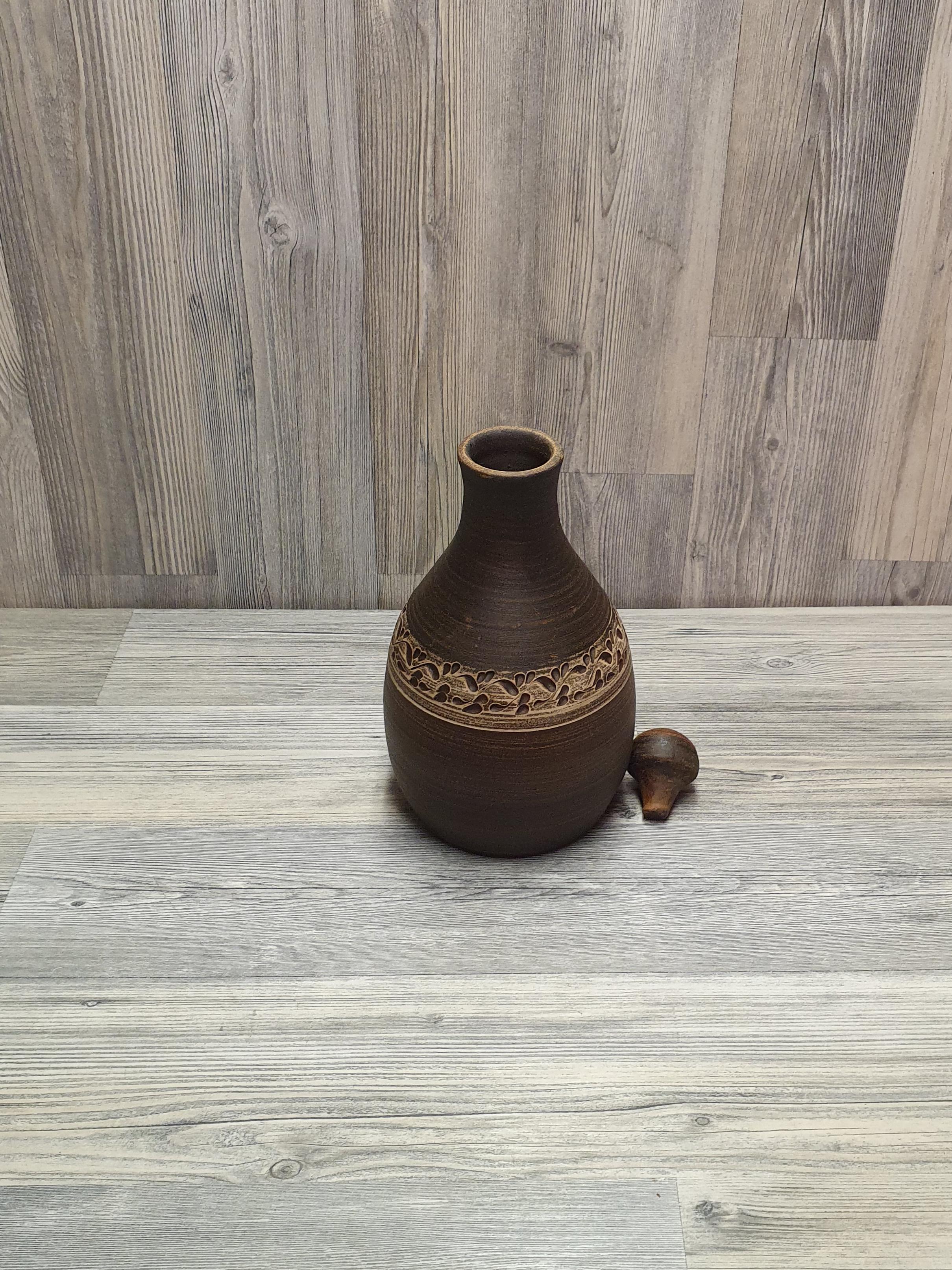 Штоф из красной глины (5142) - фото 5 Штоф из красной глины (5142) - фото 5