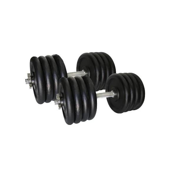 Гантели Newt 2 шт. по 42 кг металлические Черный (ML-144-K-23)