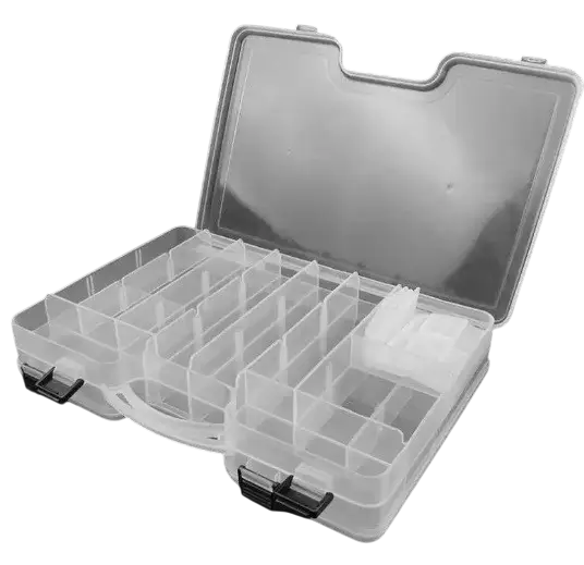 Органайзер для рыбалки для воблеров/кароповых снастей 29,5х20х6 см Красный (2245277231)