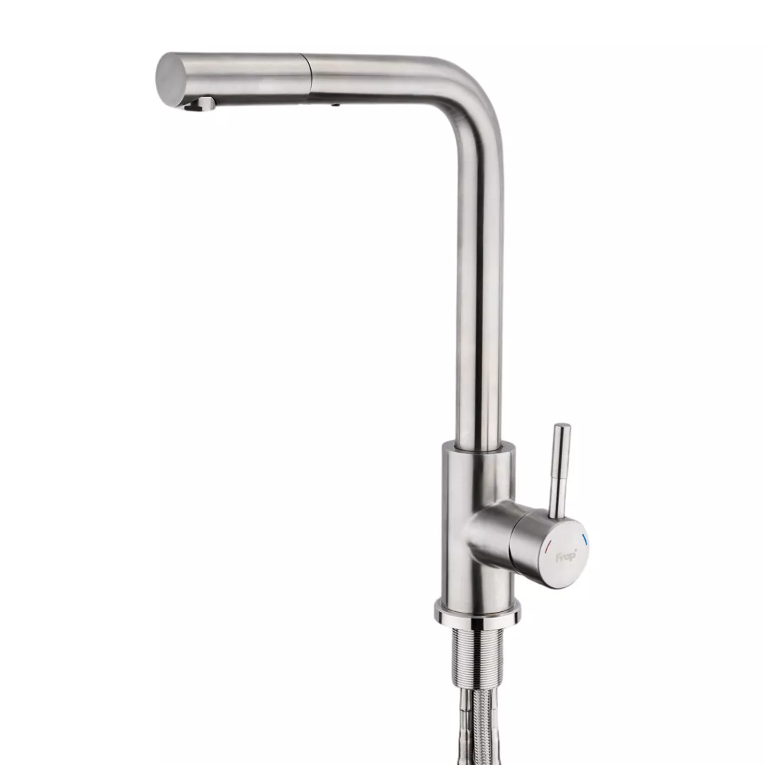 Змішувач для кухні з висувним виливом Frap F60899 (1036520) Змішувач для кухні з висувним виливом Frap F60899 (1036520)