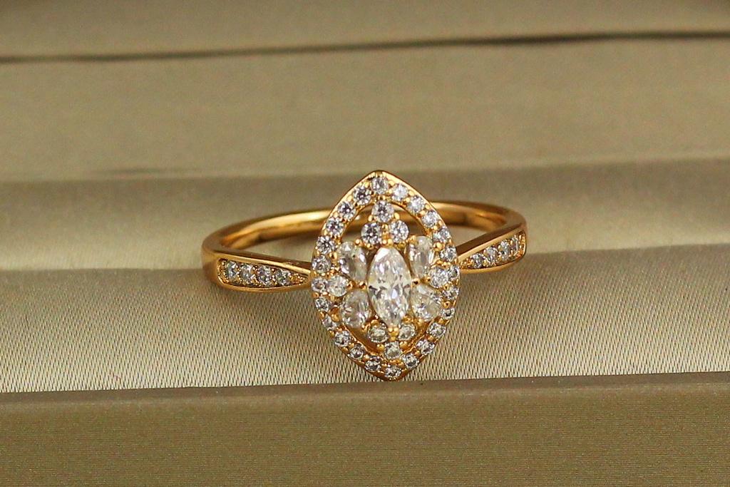 Кольцо Xuping Jewelry Доспех р. 20 Золотистый (27524012) Кольцо Xuping Jewelry Доспех р. 20 Золотистый (27524012)