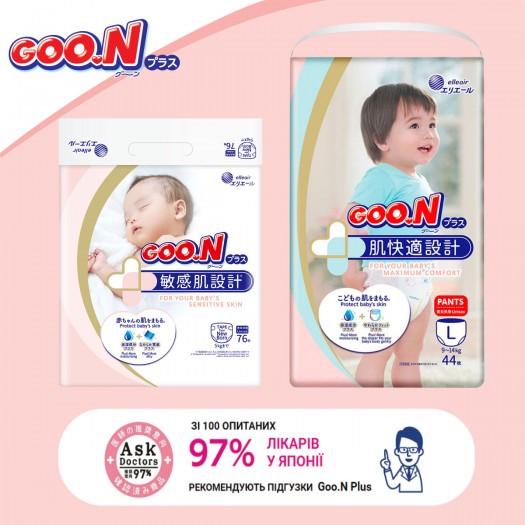 Подгузники Goo.N Plus для детей S 4-8 кг 70 шт. (21000627-ks) - фото 4